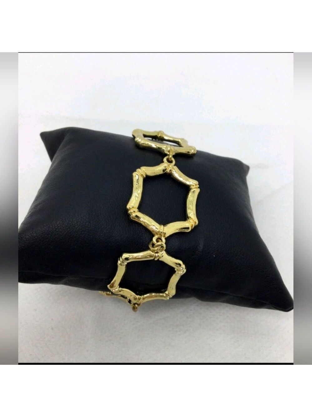 Ann Taylor Factory Geometric Link Bracelet 7"